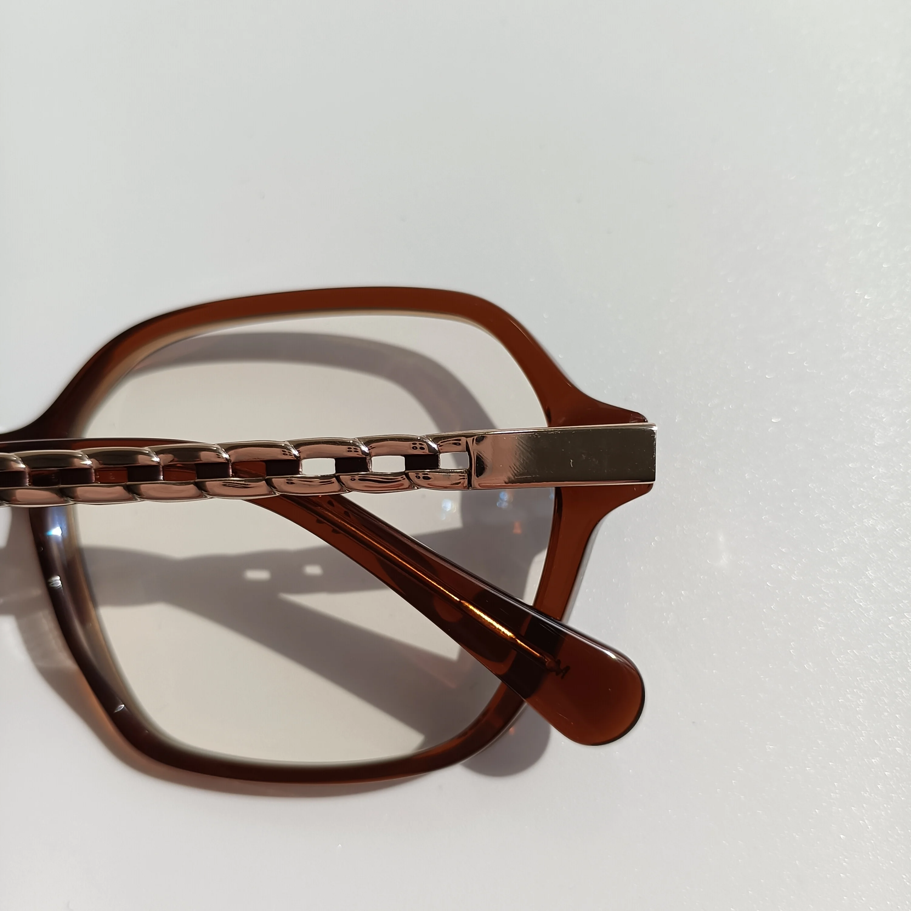 retro gafas acetate frame new model optical frame custom logo printed fashion blue shield eyeglasses