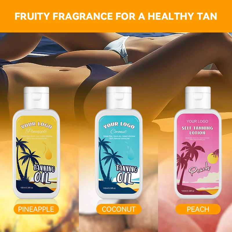 Wholesale Tanning Supply Personalised Tanning Oils Natural Vegan Achieve Natural Tanning Oil For Black People