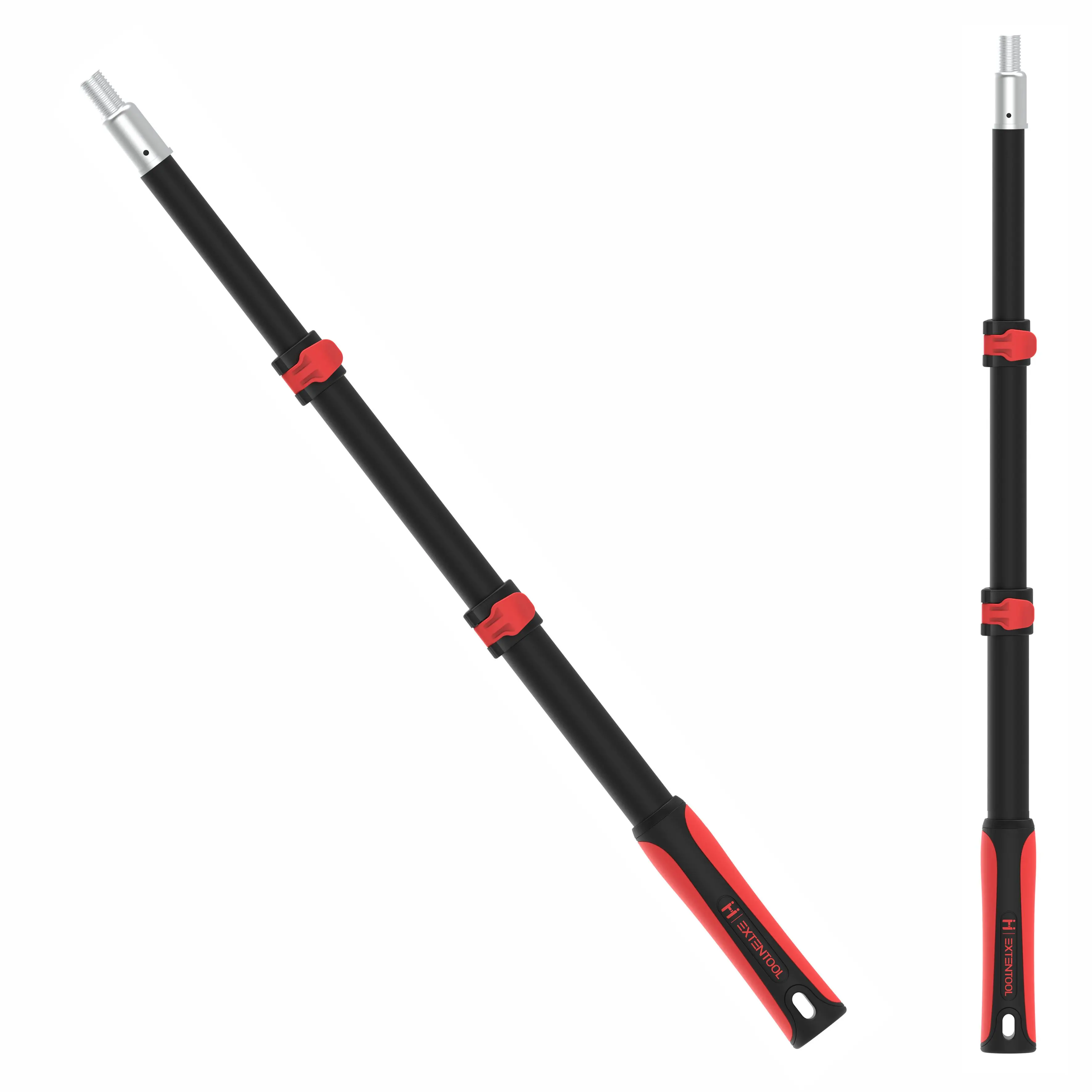 Extenclean long handle extension pole twist lock aluminum manual extended telescopic pole