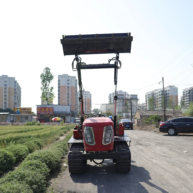 Фермерский гусеничный трактор 60 л.с. мини-гусеничный трактор/дизельный резиновый на