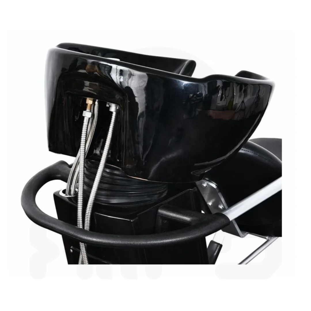 Barber Chair With Basins Salon Bed Nursing Care Wash Hair Basin Portable Medical Shampoo Plastic Sink