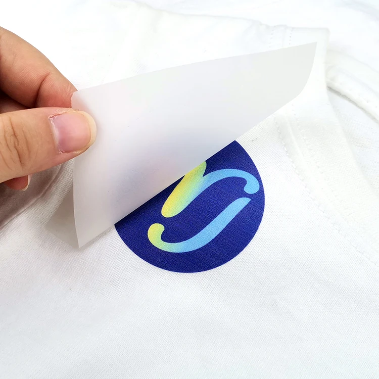 Professional production heat press transfer custom clothing brand logo washable clothing label