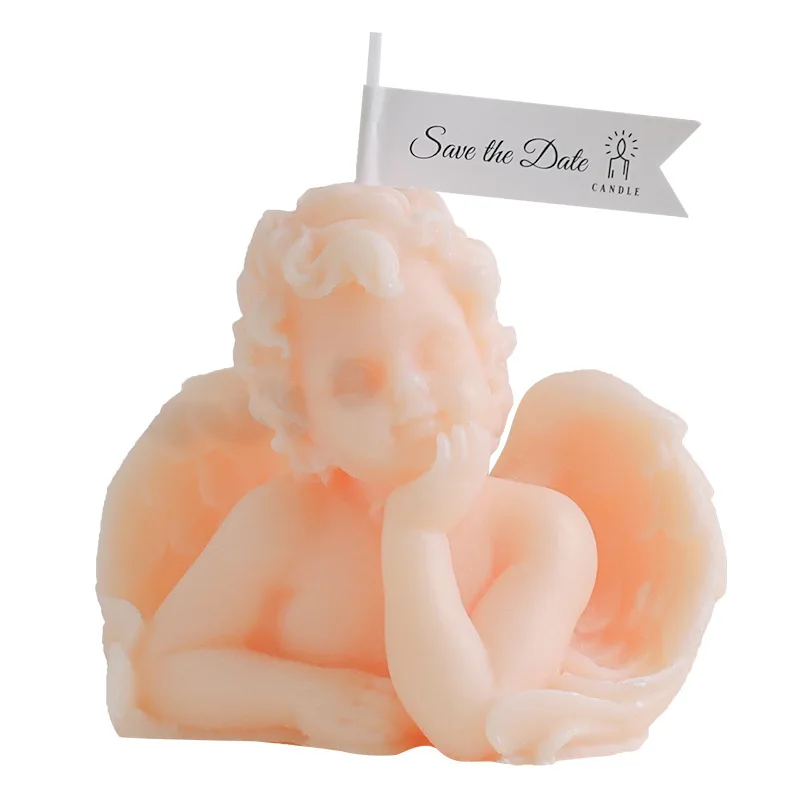 Creative Scented Candles Handmade Romantic Wedding Birthday Gift Cupid Angel Aromatherapy Aromatic Angel Candles