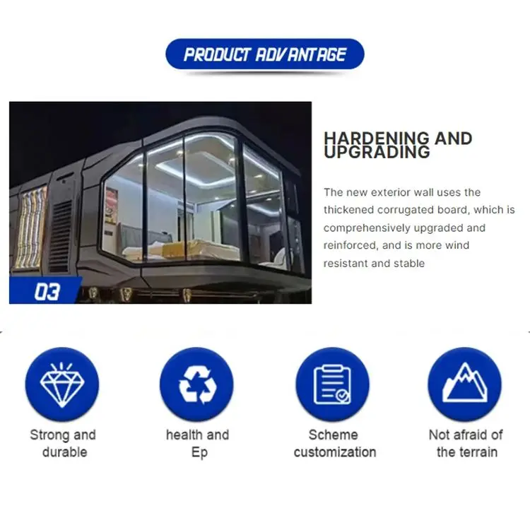 Hot Sale Prefab Houses Custom Square Feet Of Modern Small Mobile Space Capsule Homes Used In Scenic Spots Space Capsule House