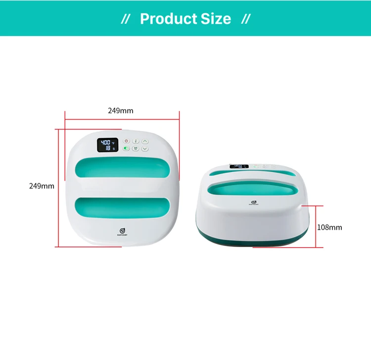 EASYCOUNT портативный сапфировый 6 в 1 комбинированный мини-термопресс для печати