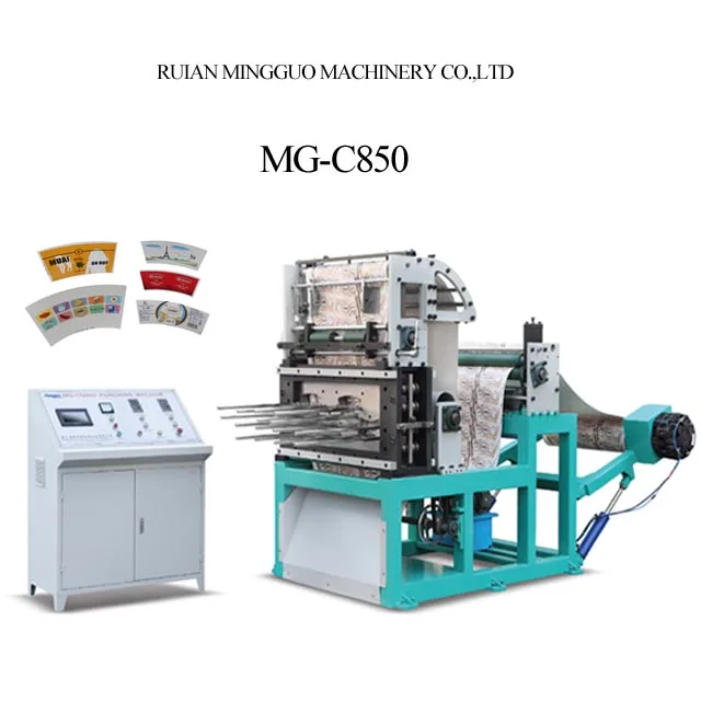Wenzhou Manufacturer To Make Paper Cup Fan Blank Die Cutting Machine