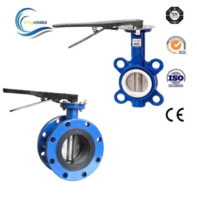 Carbon Steel Wcb Epoxy Wras Approved Wafer ConnectionWafer Connection Butterfly Valve From Manufacturer Butterfly Valve