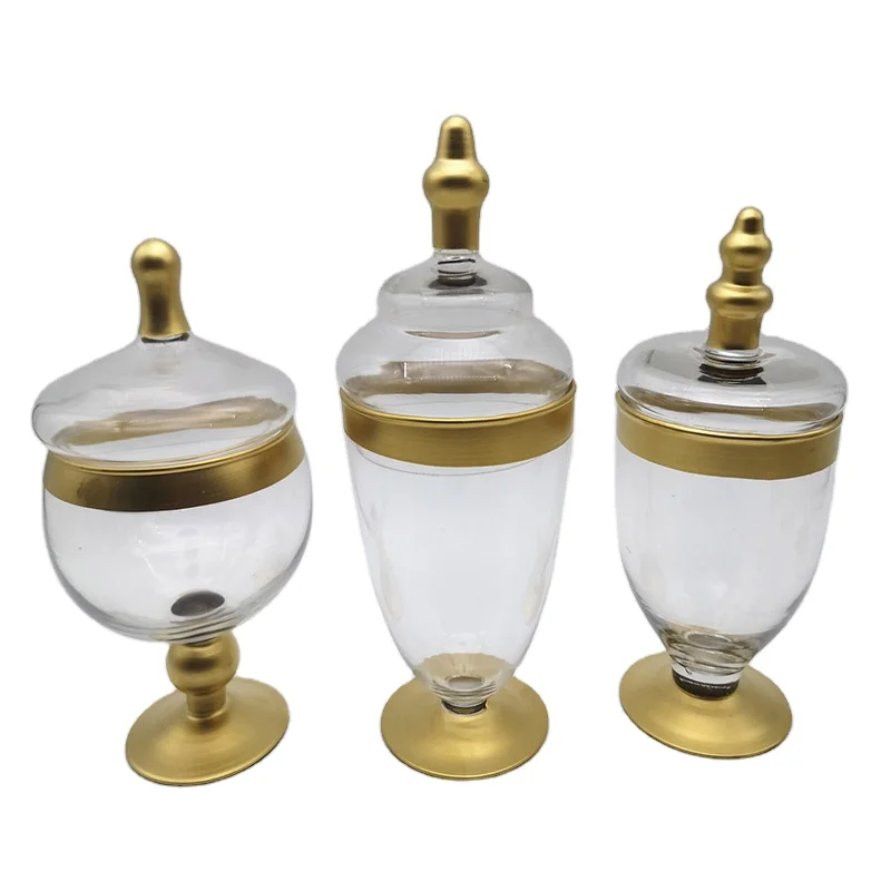 Amazon Sale Candy Bowl Clear Sugar Jar With Lid For Room Or Office