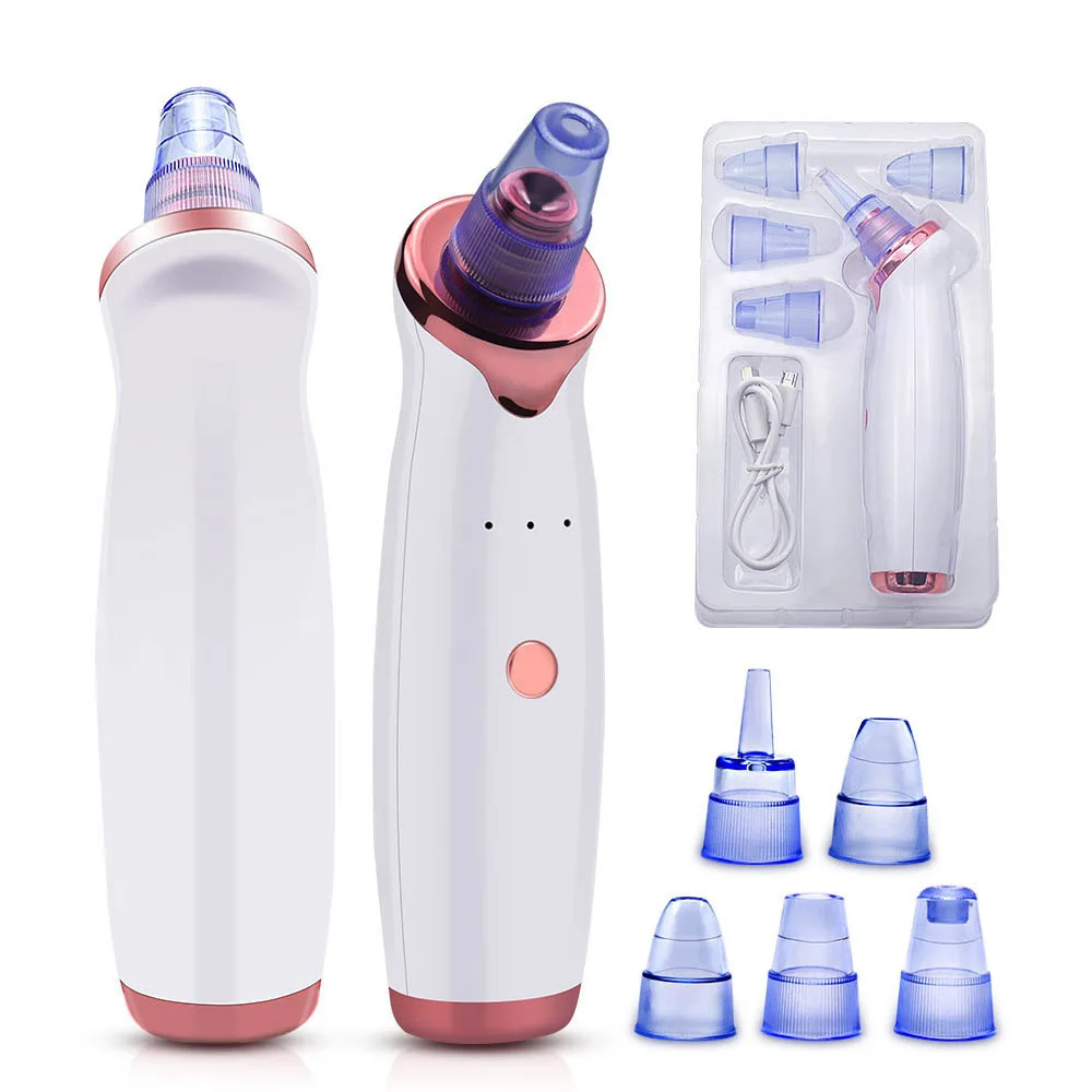 2022 Blackhead Remover Pore Cleanser Vacuum Electric Suction Facial Comedo Acne Remover Extractor Tool Kit Blackhead