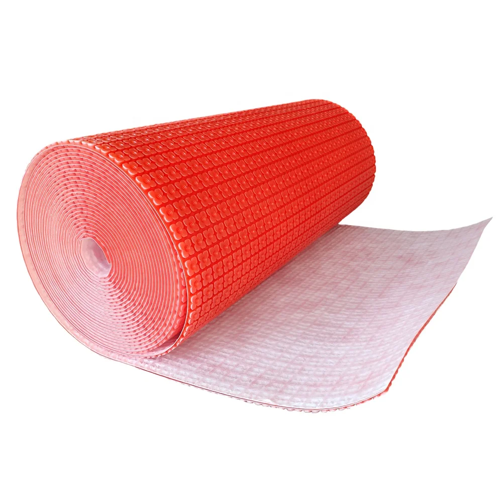 Uncoupling Membrane for bathroom foundation Uncoupling heat waterproof membrane under floor tiles/uncoupling m
