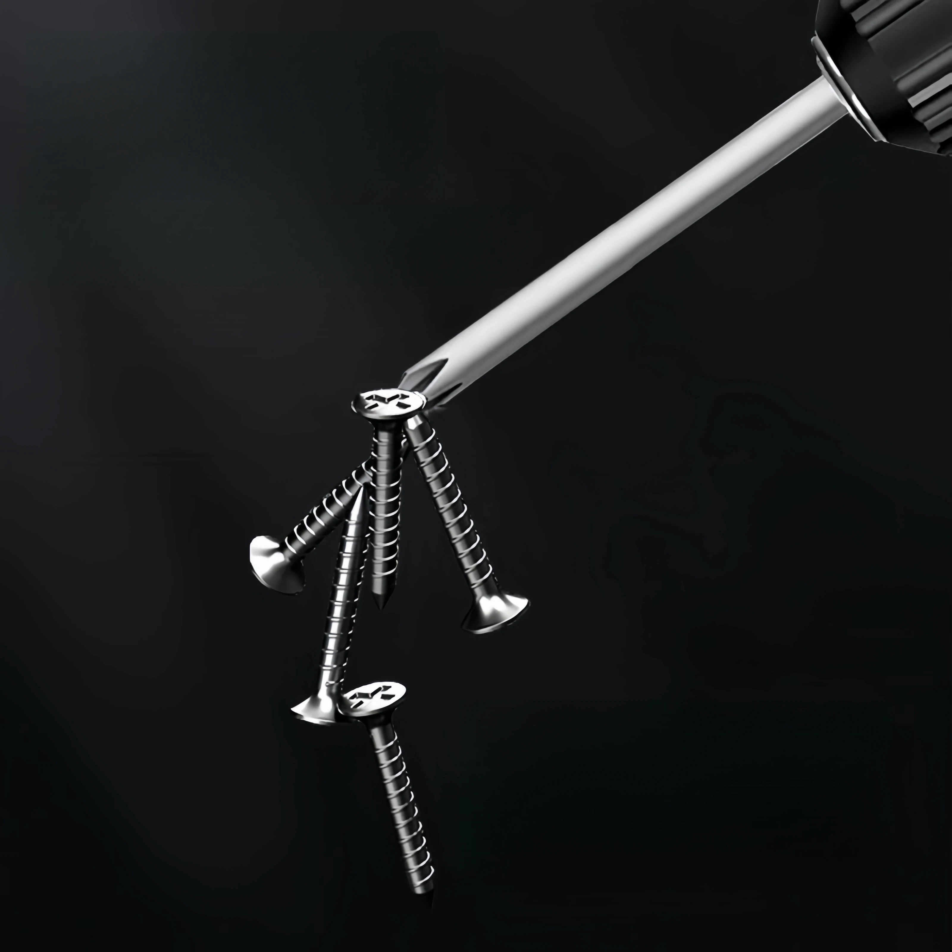 Multi-Purpose Precision-Engineered Phillips Bits Threaded Long Phillips Driver Bits