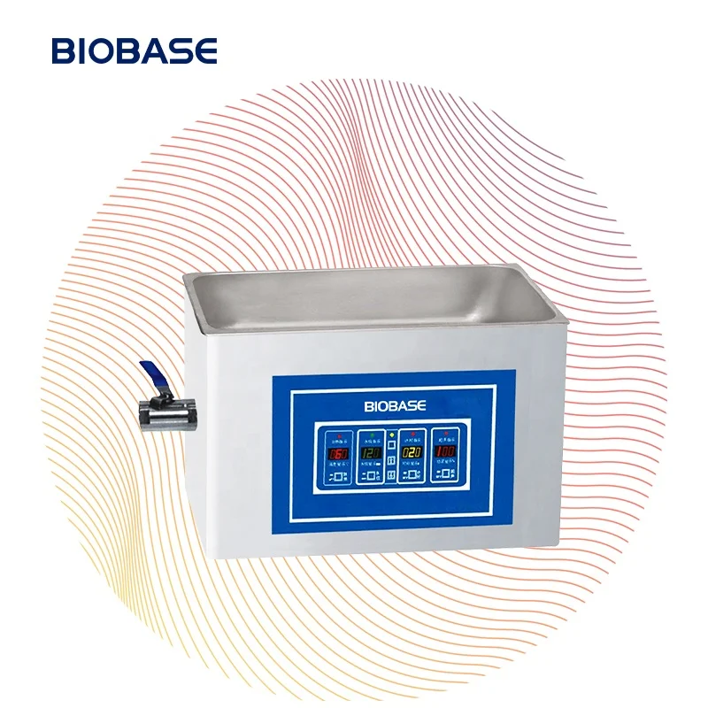 
 Ультразвуковой очиститель BIOBASE 13L, китайский производитель, ультразвуковой очиститель для лаборатории с двойными регулируемыми частотами  