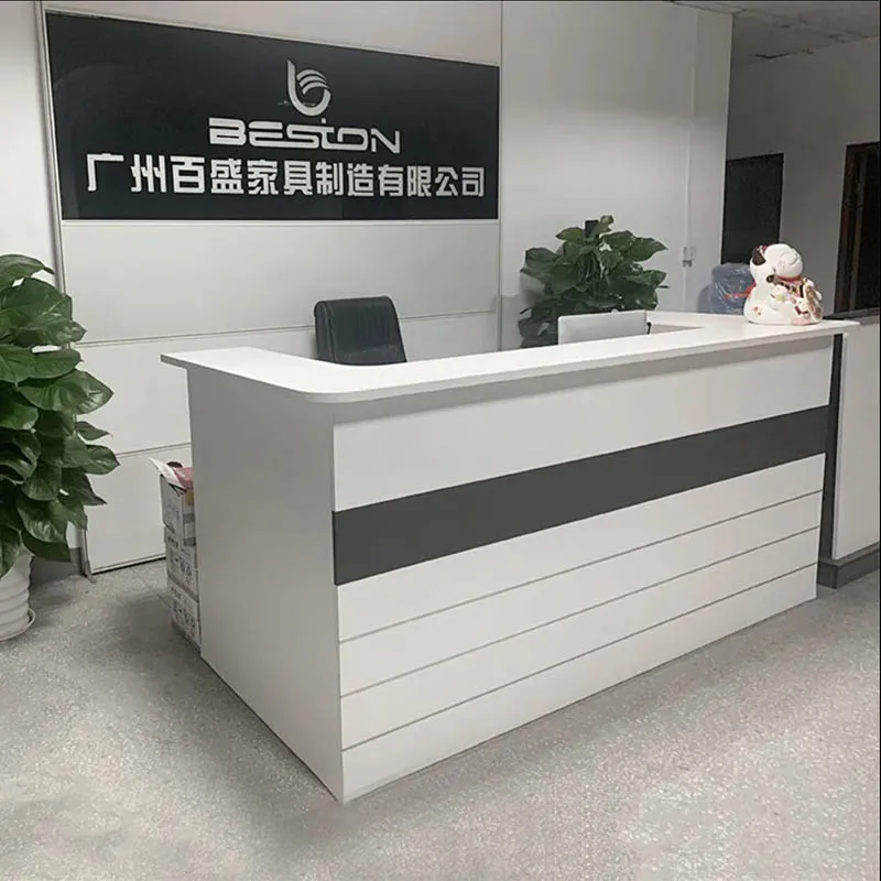 Office Reception Desk Furniture Modern Beauty Salon Office Front Desk Wooden Reception Salon Reception Counter Front Desk