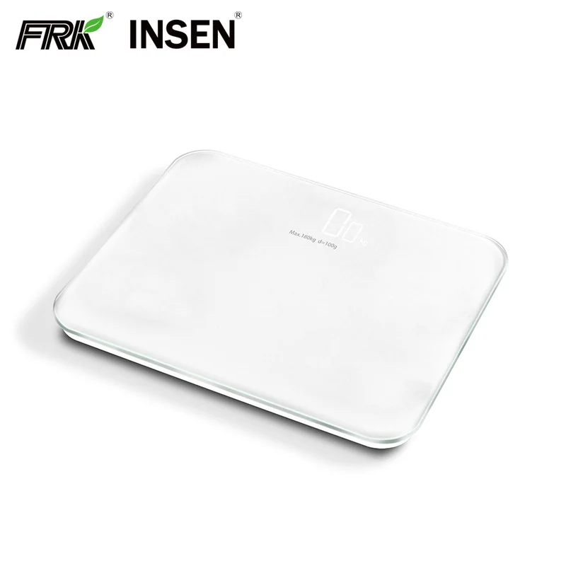 Personal Bathroom Scale Analog Tempered Glass Electronic Digital Weight Scale LED Display 180kg Household Scales All-season