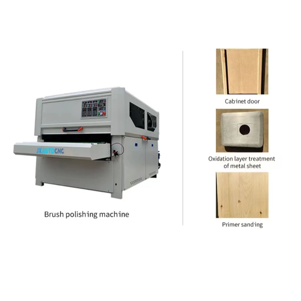 Auto Solid Wood Mdf Door Cabinet Buffing Sander Woodworking Polishing Brush Sanding Polish Washing Sand Machine Sander For Wood