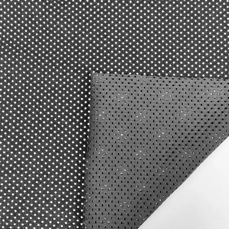 Противоскользящая нейлоновая спандекс с силиконовым покрытием 4 способа эластичная Нескользящая ткань для спортивной одежды