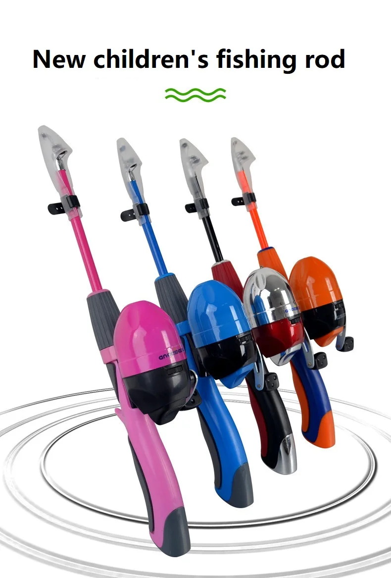 1.2m Super Short Ultra Light Bass Slow Jigging Pitch Carbon Fiber Play Water Fun Kid Children Spinning Fishing Rod Fishing