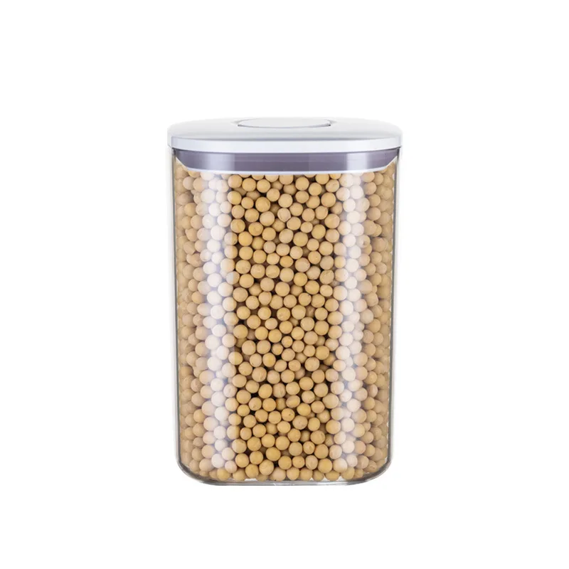 Pantry Food Grade Air tight Vacuum Kitchen Dry Bulk Grain Plastic Cereal Coffee Jar for Food Storage Container Bin Box With Lid