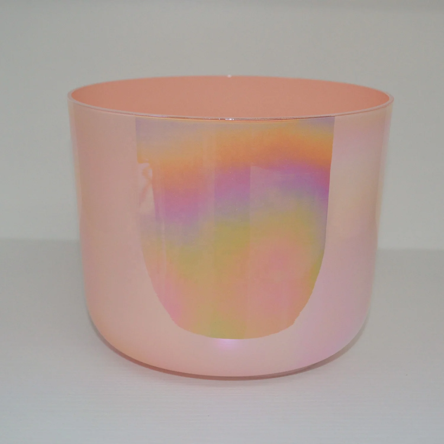 Alchemy Orange Clear Crystal Singing Bowl for Sound Healing and Therapy