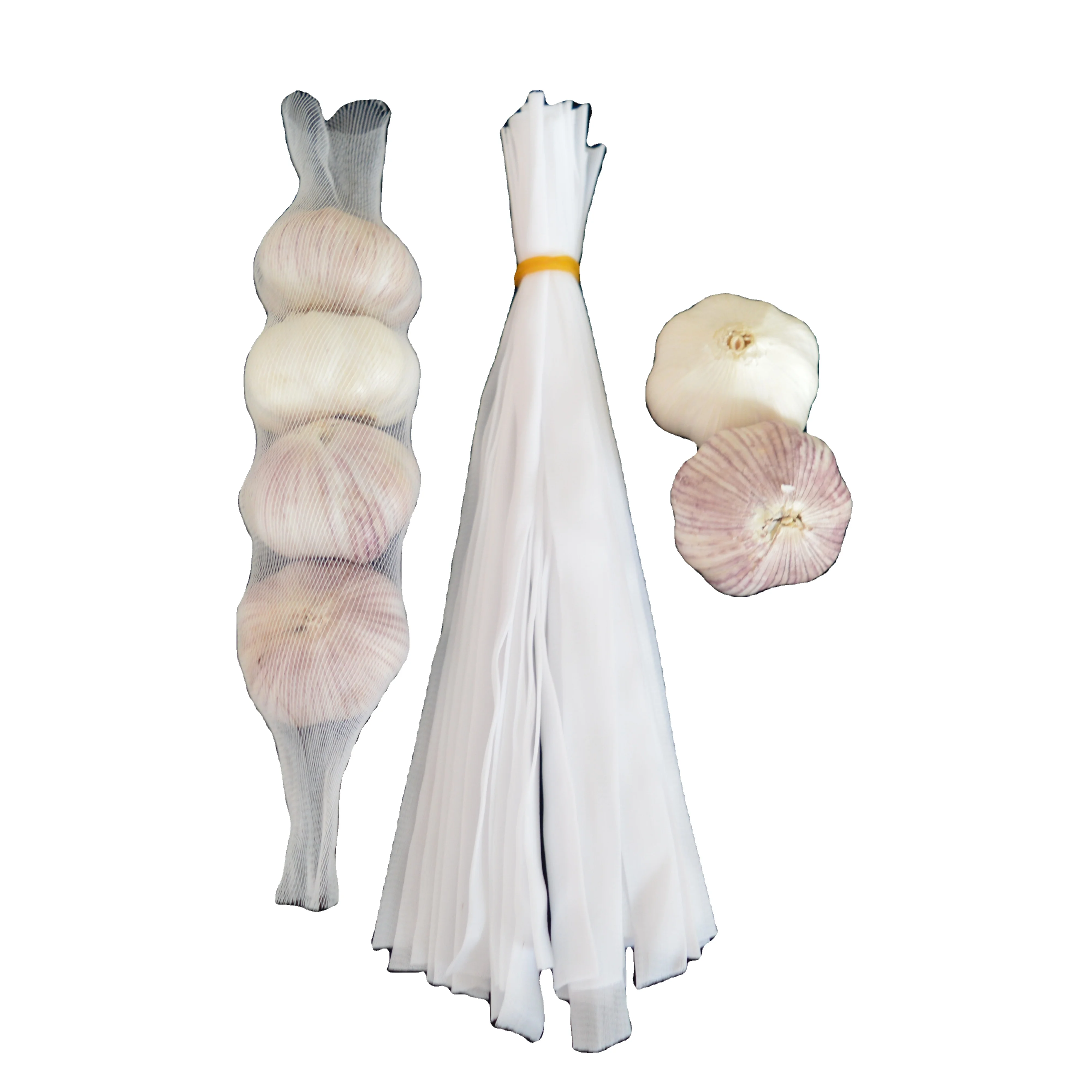 Fine garlic small packaging mesh bag of custom both not end