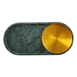 European Style Customized Marble Jewelry Display Presentation Tray