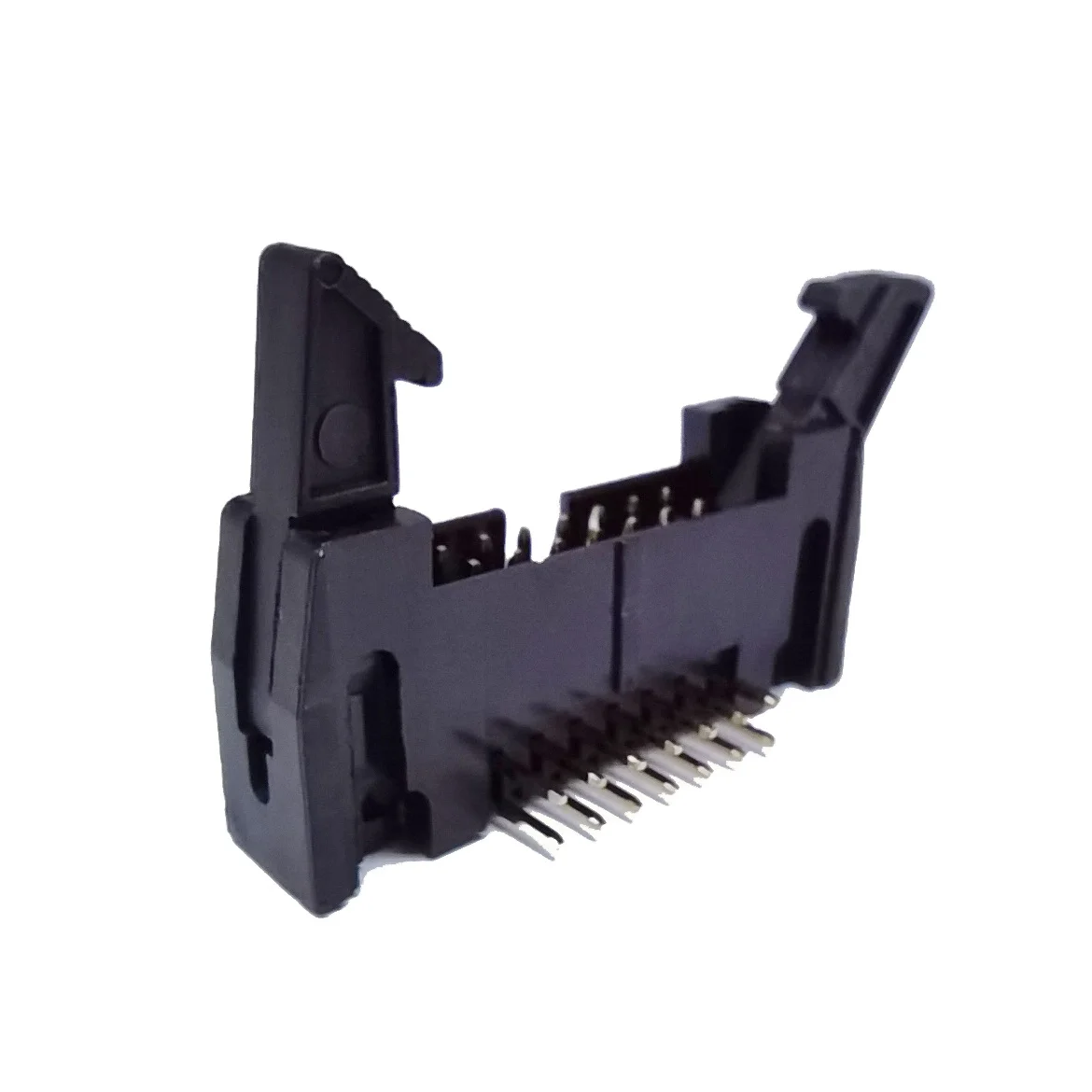 
PCB board to wire Shrouded ejector header 2.54mm male connector right angle terminals 