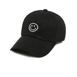 Wholesale Solid Color Trucker Hat Custom Embroidery Logo 6 Panel Baseball Caps gorras Classic Smile Sports Caps
