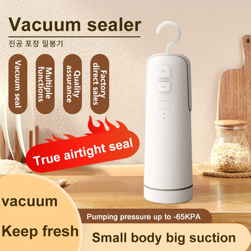 4 in 1 Hot Sale Food Snack Plastic Bag Hand Press Sealer Vacuum Food Sealers Mini Heat Sealing Machines