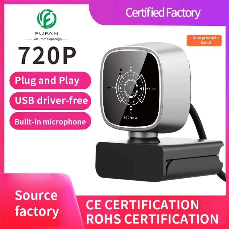 1280*720 USB 2.0 PC Camera Driver Built-in Microphone USB China Webcam Driver 720P Manual Focus USB Night Vision Webcam Driver