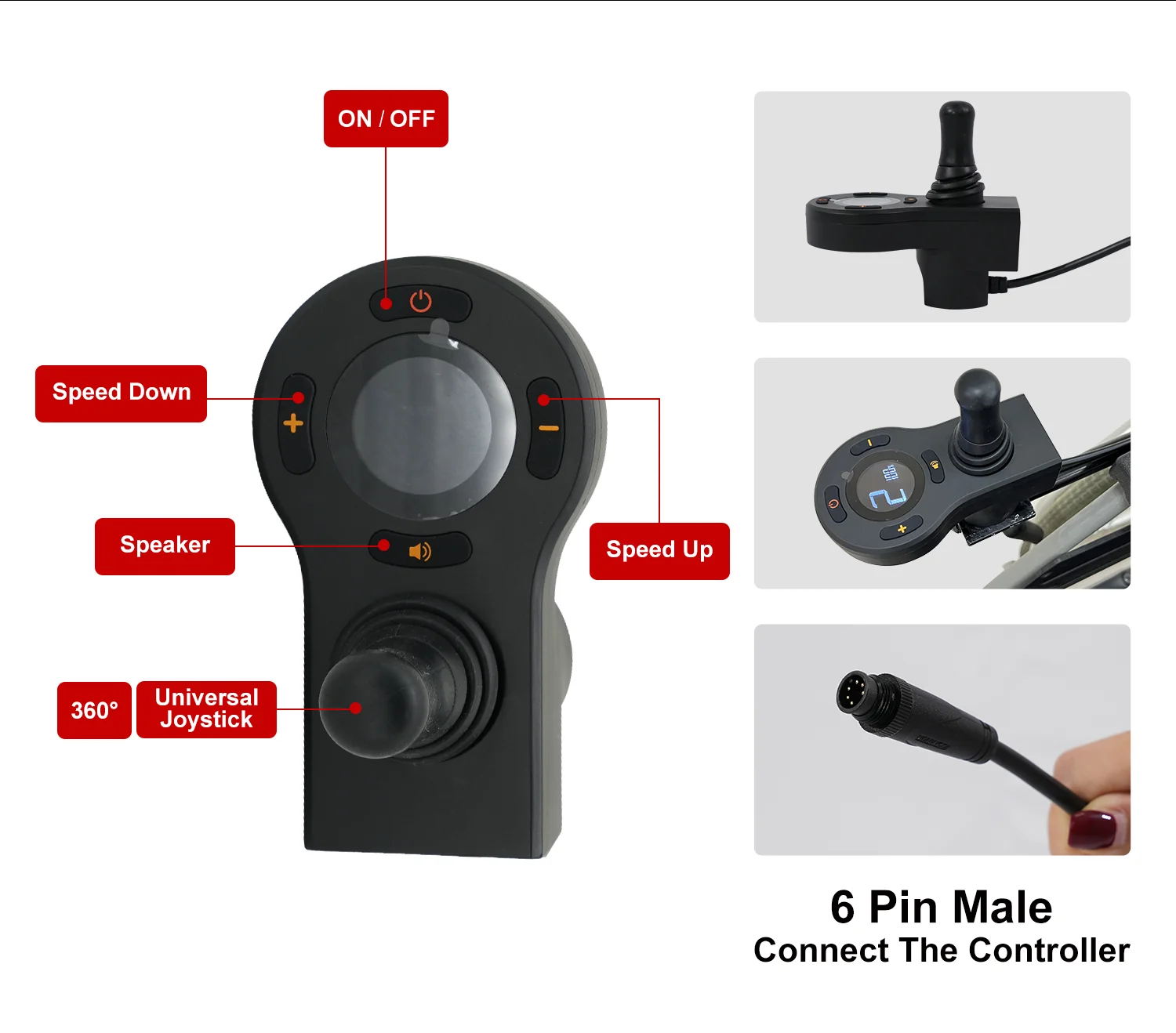 GreenPedel высокое качество 24 В 250 Вт электрическая инвалидная коляска для инвалидов с дистанционным управлением