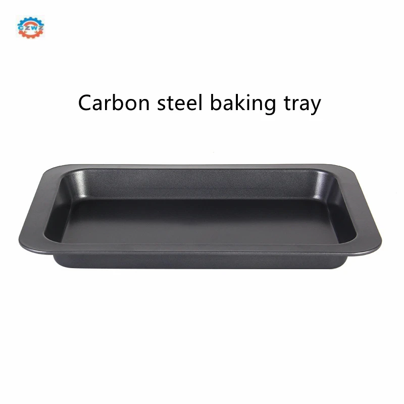 Rectangular deep drawing baking pans non-stick coating carbon steel baking tray bakeware baking pans