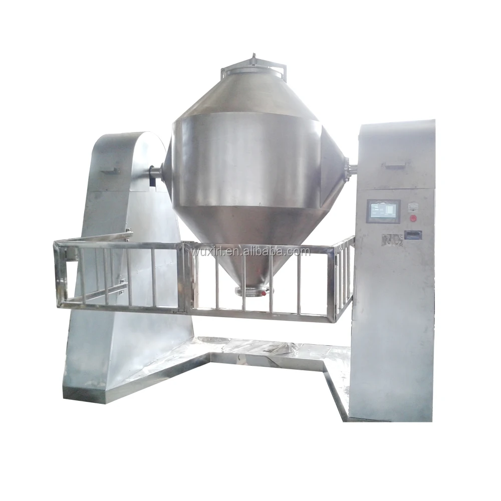 CE w type double cone dry powder shape mixer mixing machine for food protein animal feed vertical pharmaceutical screw blender