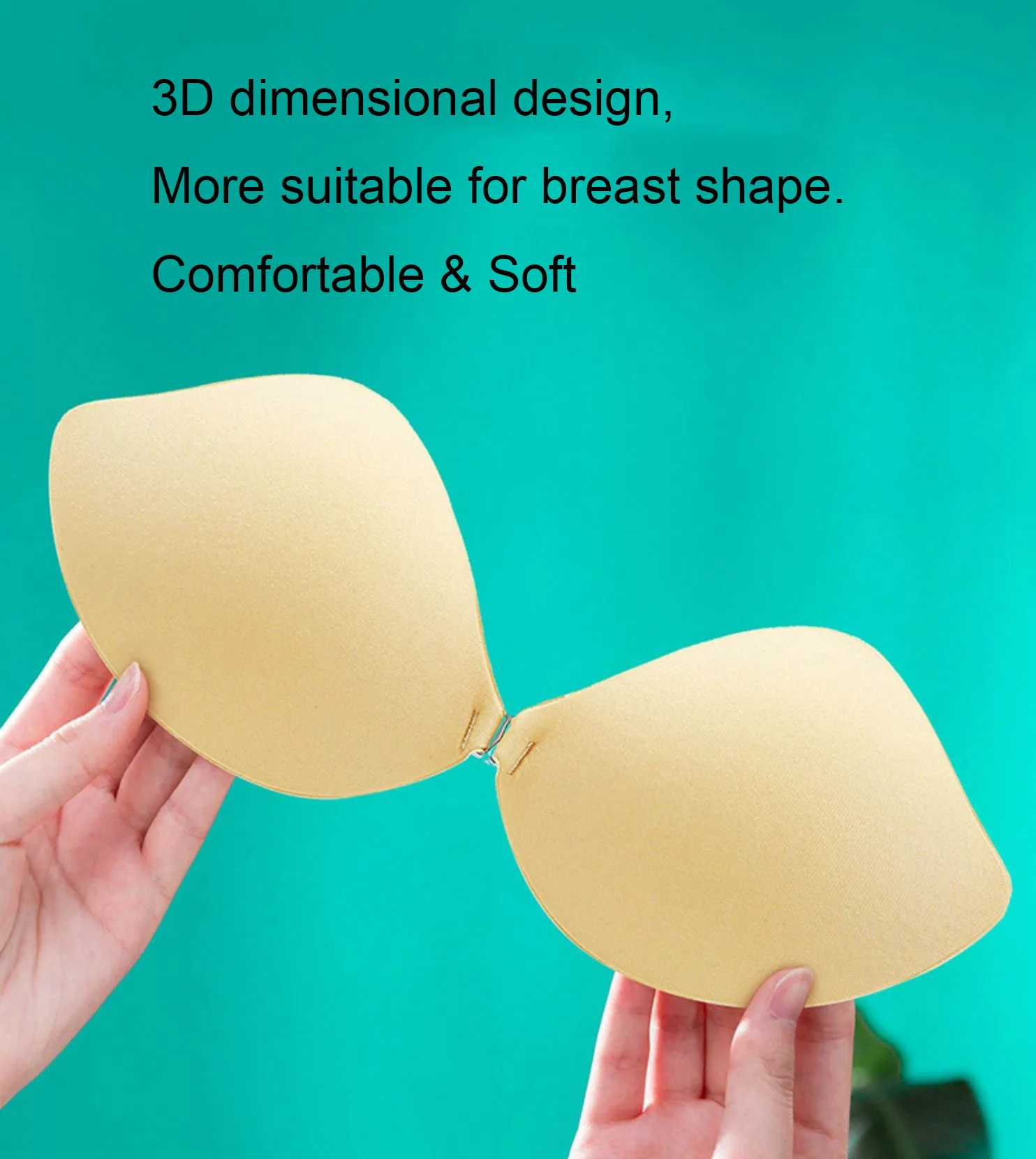 Pushup Bra Girls Sexy Strapless Thin Deep v Mango Shape Breathable Breast Enhancement Front Close Wedding Bra