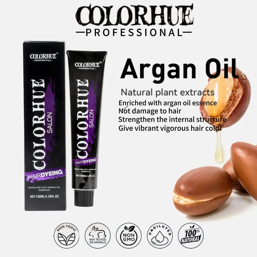 Private Label Natural Long Lasting Hair Dye Professional Red Women Hair Dye Color Cream for Salon Beauty