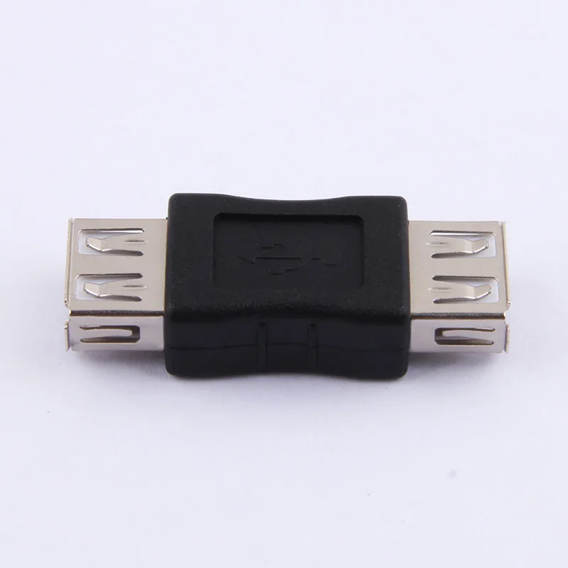 Vnew top selling Nickel Plated USB A female to A female adaptor Connector for LAPTOP