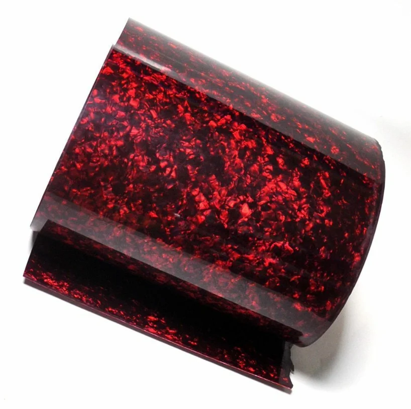 Colorful pattern drum wraps veneer celluloid acrylic sheet for guitar picks accordion decoration