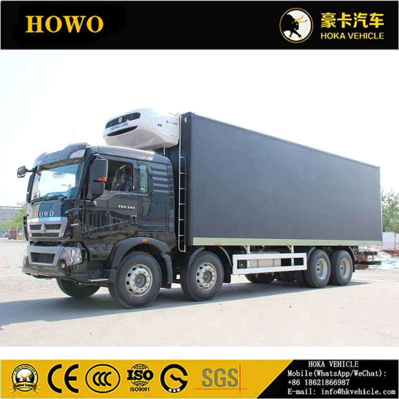 SINOTRUK HOWO T5G 8X4 340HP 25T грузовик-рефрижератор модель ZZ5317N466GE1