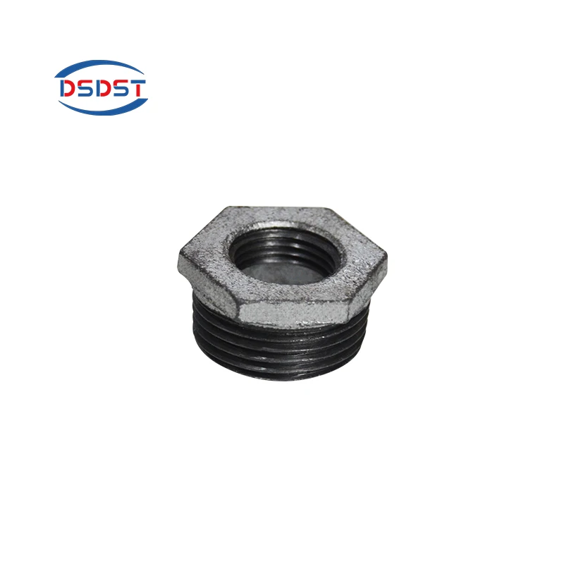 Gi Bushing Black Bushes Hex Bushings Reducing Hexagon Bushes Malleable Iron Natural Black / Coated Black / Galvanized Equal Link