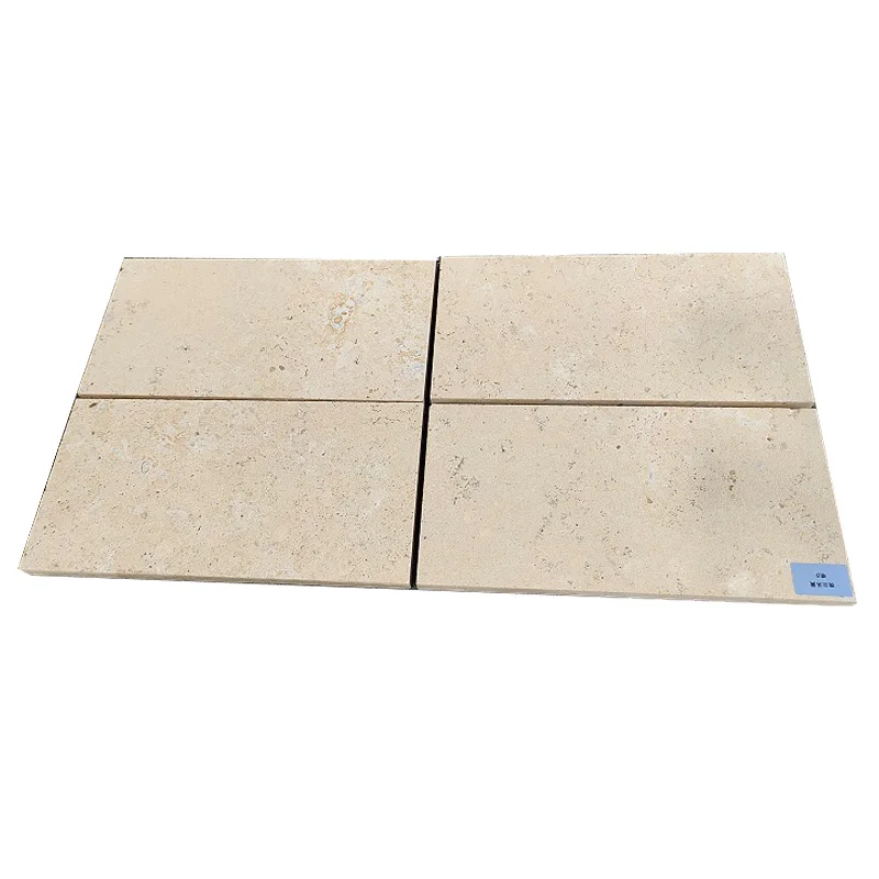 Sandblast Beige Marble Limestone Interior Floor Wall Tiles 40x40
