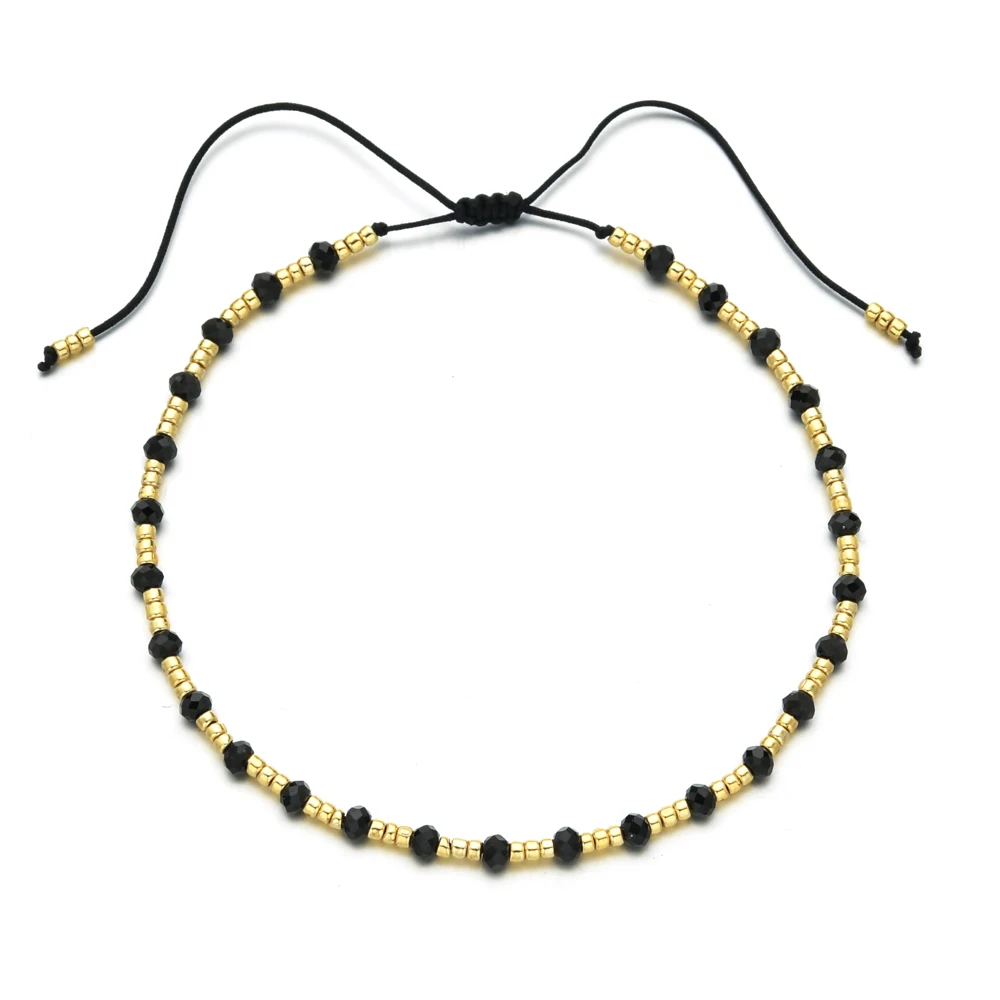 2mm Genuine Natural Lapis Spinel Crystal Stone Hand woven Bracelets Lucky Gift Energy Bracelet Yoga Couples Jewelry