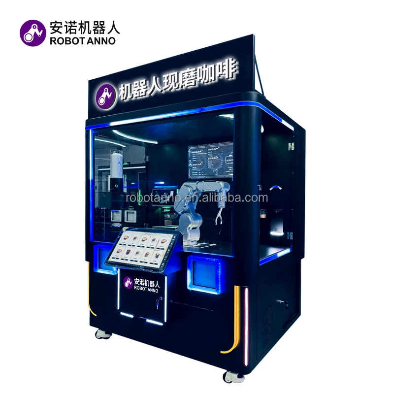 Commercial Well Designed Robotics Arm Vending Machine Smart Commercial Unmanned Coffee Milk Tea Robot