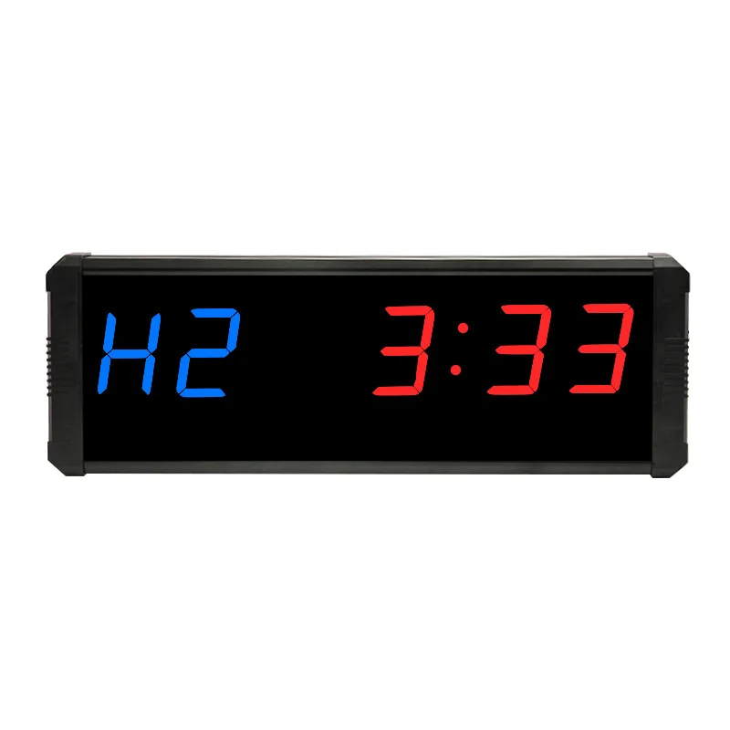 CUSTOM LOGO LED Gym Fitness Boxing Countup Countdown Timer Multifunctional Interval Training Sports Digital Clock Stopwatch
