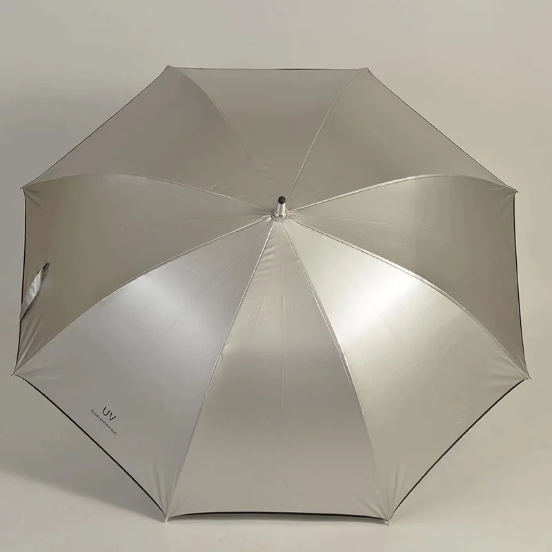 Auto Open umbrella Silver golf umbrella 2023 popular market umbrellas for the rain waterproof