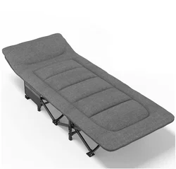 Outdoor Portable Save Room Easy Carrying Folding Strong X Shape Frame Metal Camping Tent Beds with Soft and Comfortable Mattress