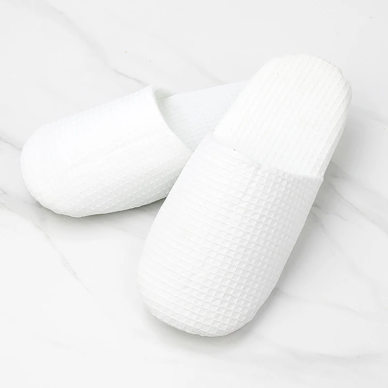Luxury Hotel Spa Slip-On Waffle Eva Sole Hotel Amenities Hotel Room Slippers