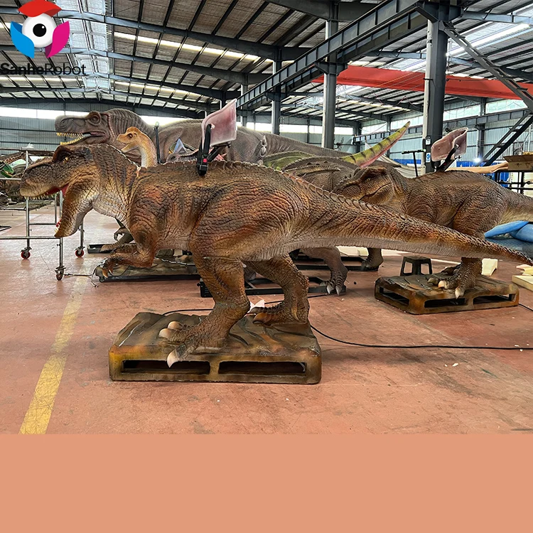 Tyrannosaurus rex всех размеров и цветов В Натуральную Величину Динозавров в мире больших игр Статуи из тематического парка Юрского периода
