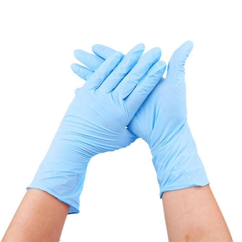 Disposable medical nitrile gloves examination gloves powder free