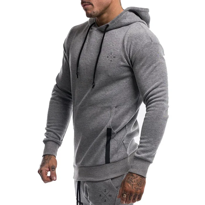 Signature Slim Fit Men True Hoodie Gym Running Sport Pullover Hoodie
