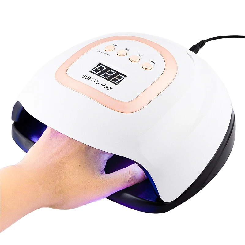 Лампа для сушки ногтей высокой мощности профессиональная сушильная машина 220 Вт УФ светодиодная лампа умный автоматический сенсор Разъем Светодиодная Сушилка для ногтей