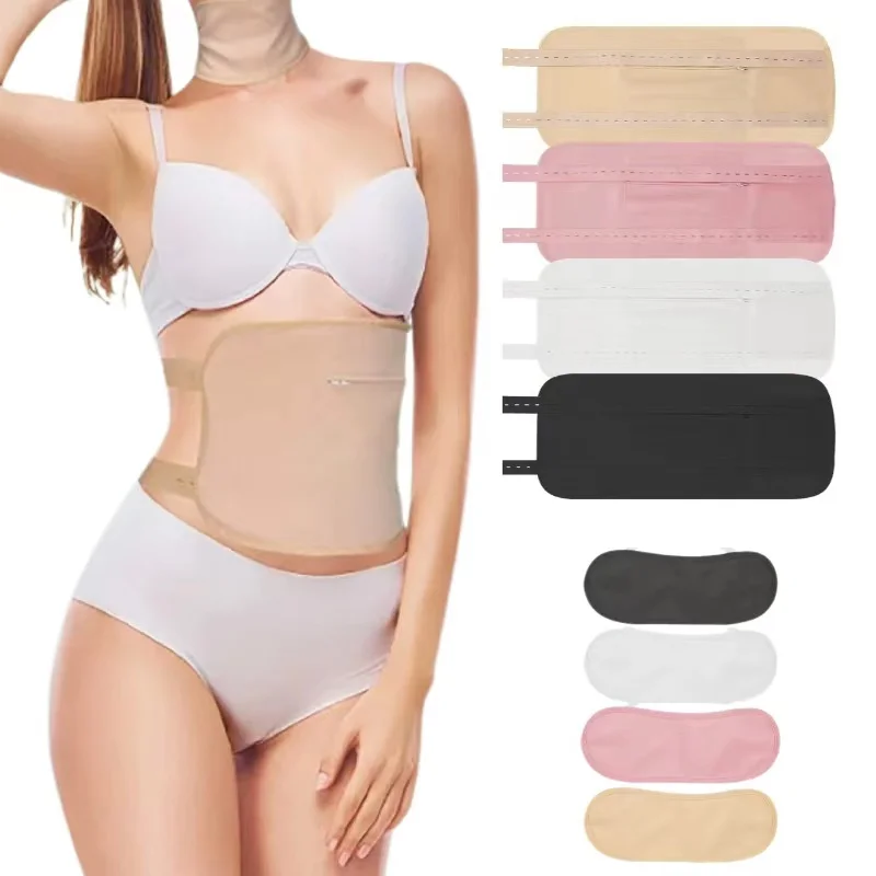 Custom Adjustable Organic Castor Compress Oil Pack Wrap Women Gifts Thyroid Liver Detox Castor Oil Pack Waist Trimmers